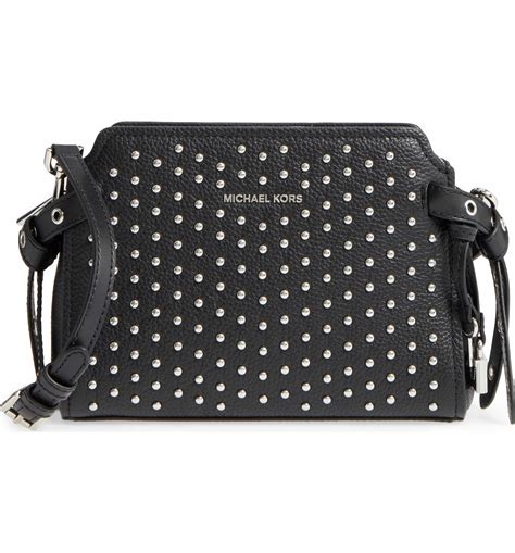 michael kors messenger large|michael kors studded crossbody bag.